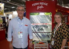 Fern Ridge Fresh have had a busy year and the Chinese market has been very good due to the domestic apple shortage. The Piqa Boo pear has seen a great demand in China, the production is still only at 20% and they are looking at looking at steady growth for it in China. Hamish Davis and Sonya White.